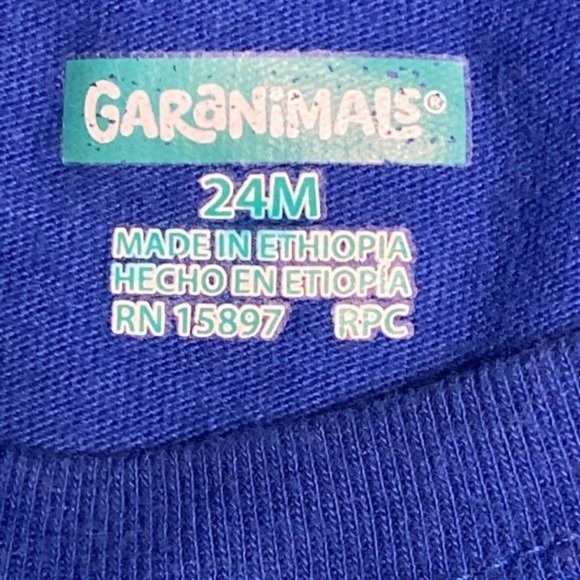 Garanimals Blue Short Sleeve T-Shirt & Carter’s 100% Cotton Slacks Size 24 M - Picture 4 of 10